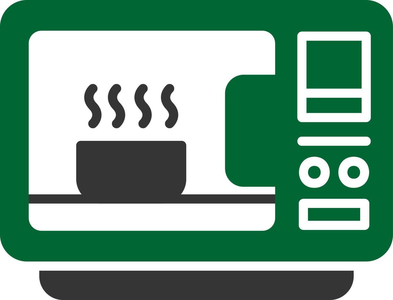 Microwave Creative Icon Design vector