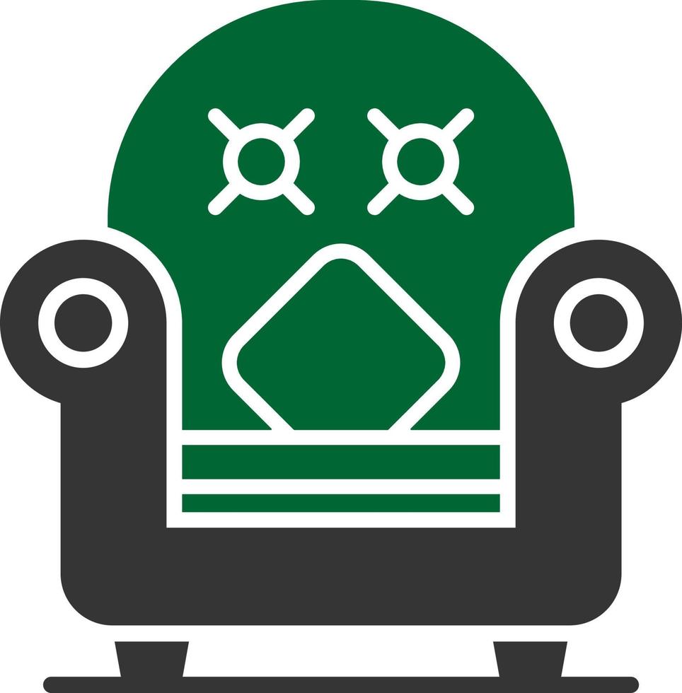 Armchair Creative Icon Design vector