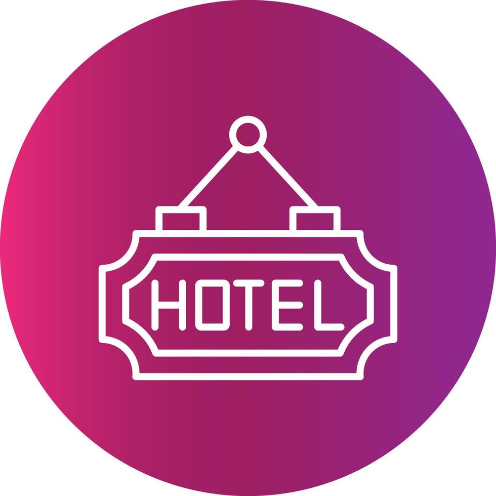 Hotel Creative Icon Design vector