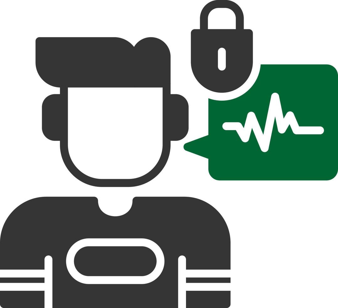 Biometric Creative Icon Design vector
