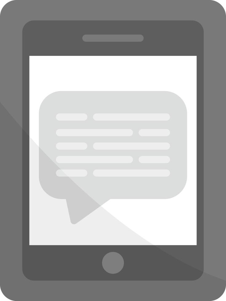 Message On Phone Creative Icon Design vector