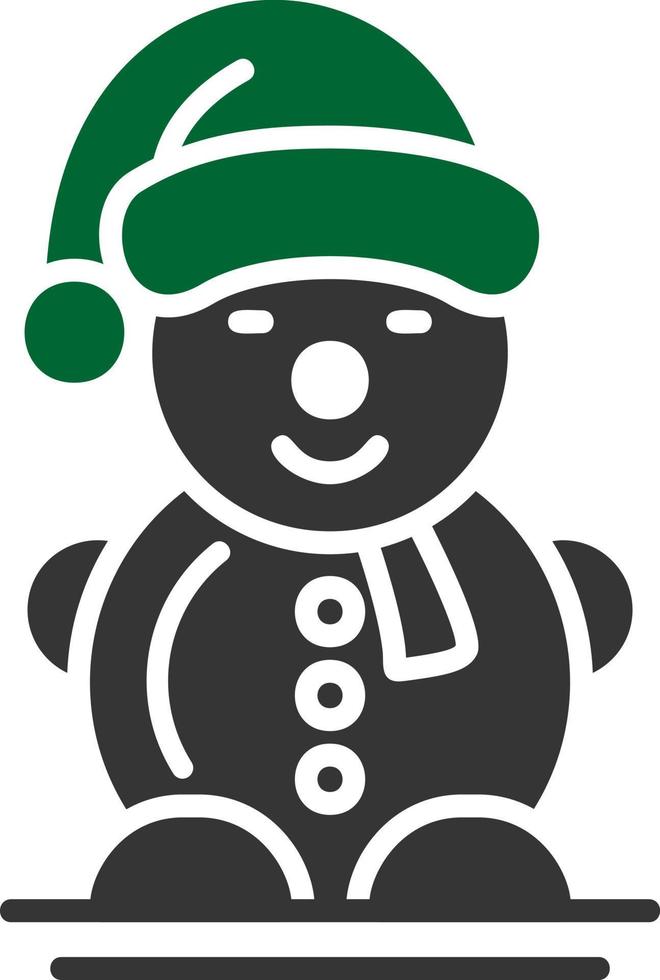 Snowman Creative Icon Design vector