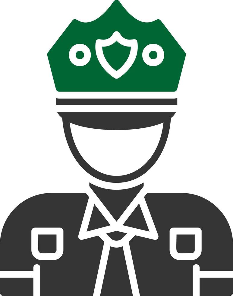 Police Man Creative Icon Design vector