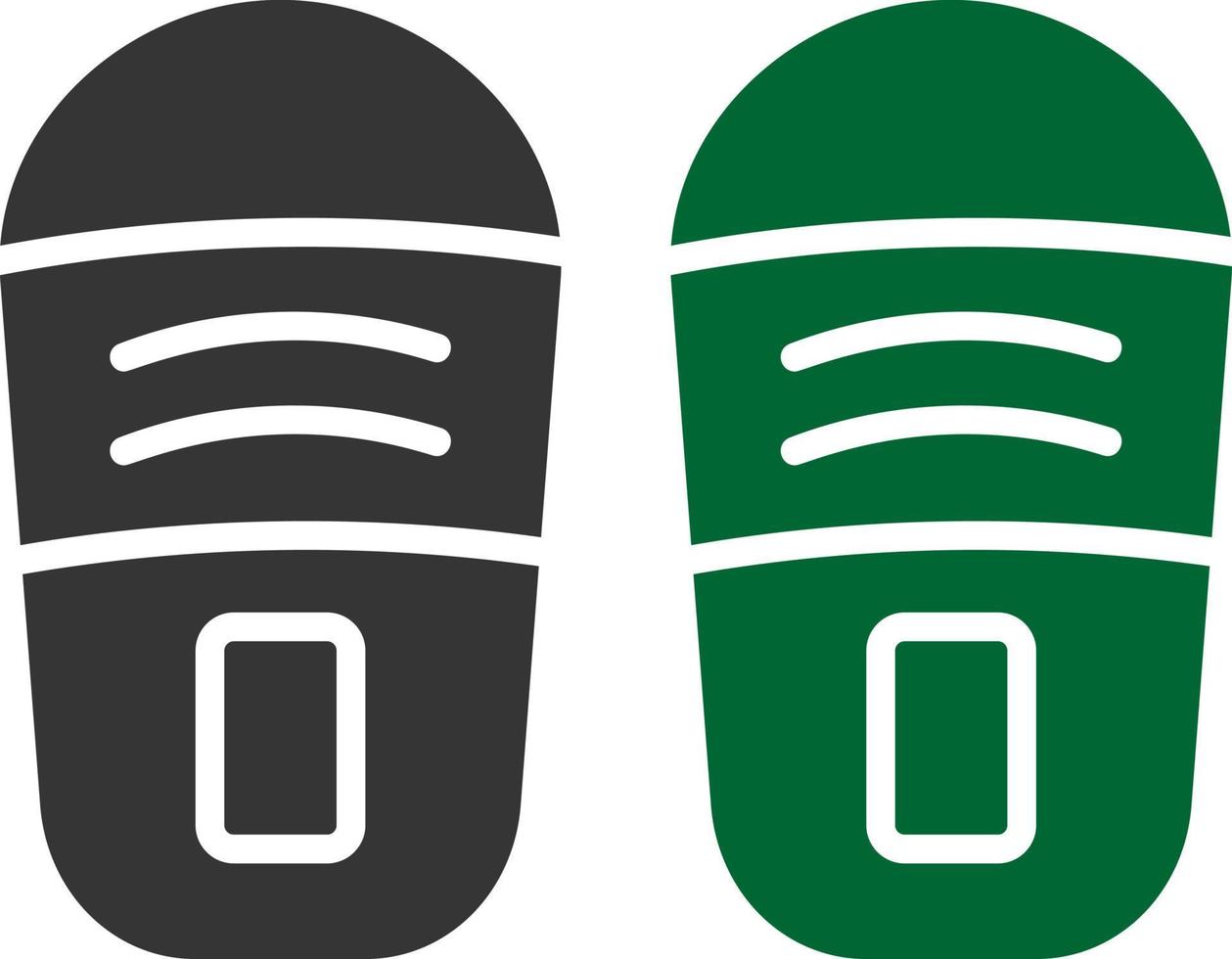 diseño de icono creativo de zapatillas vector