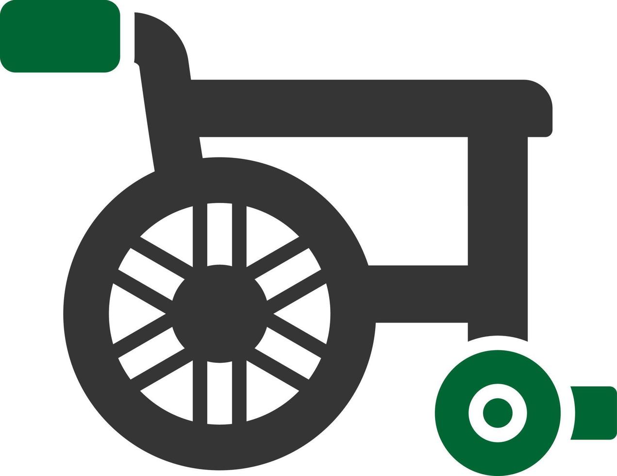 Wheelchair Creative Icon Design vector