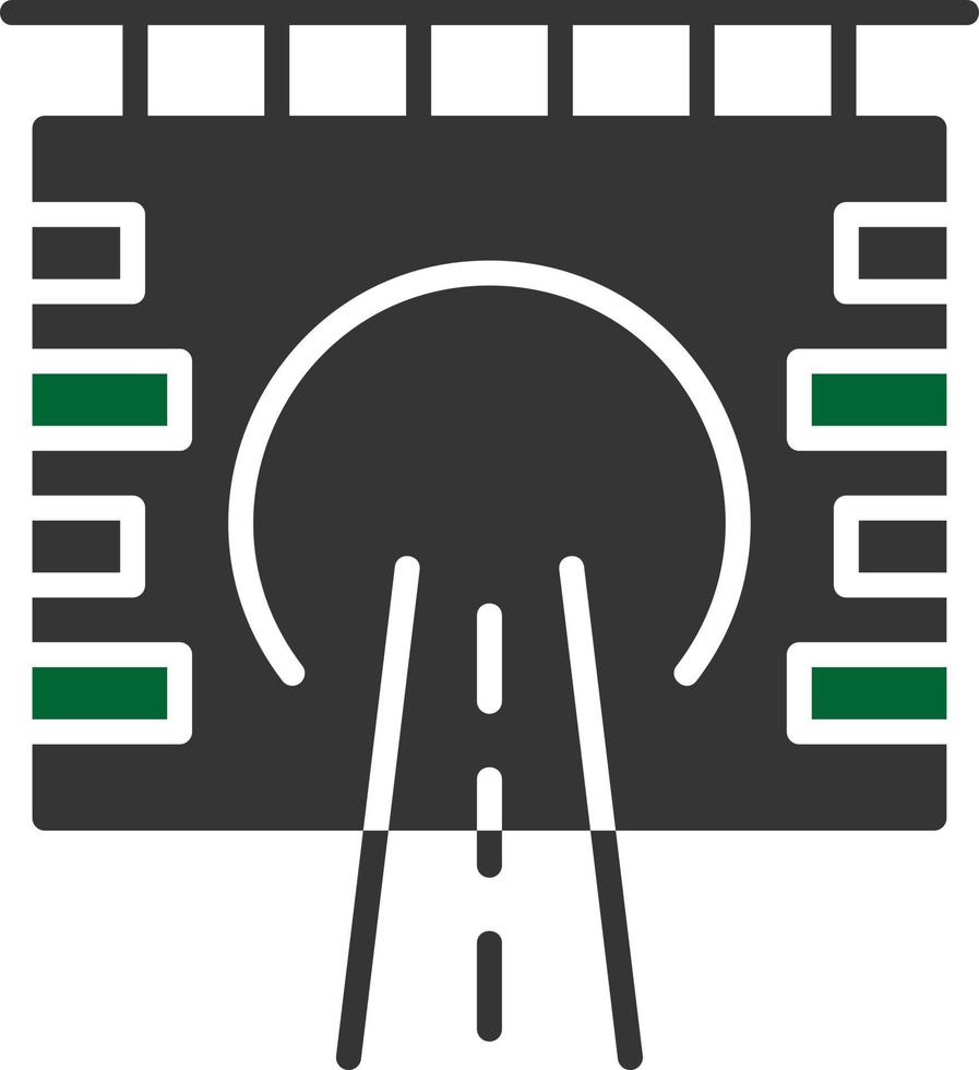 Tunnel Creative Icon Design vector