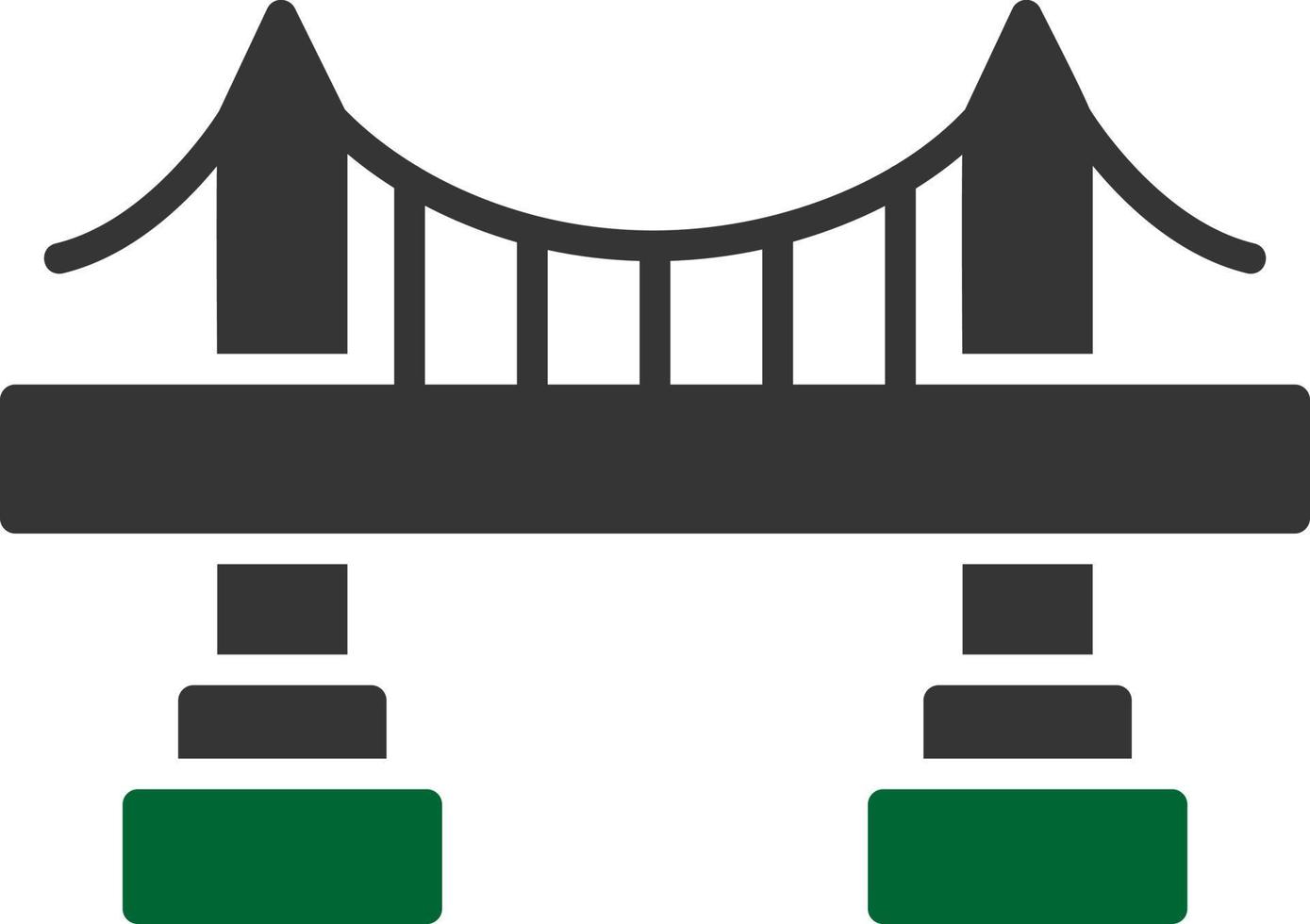 Bridge Creative Icon Design vector