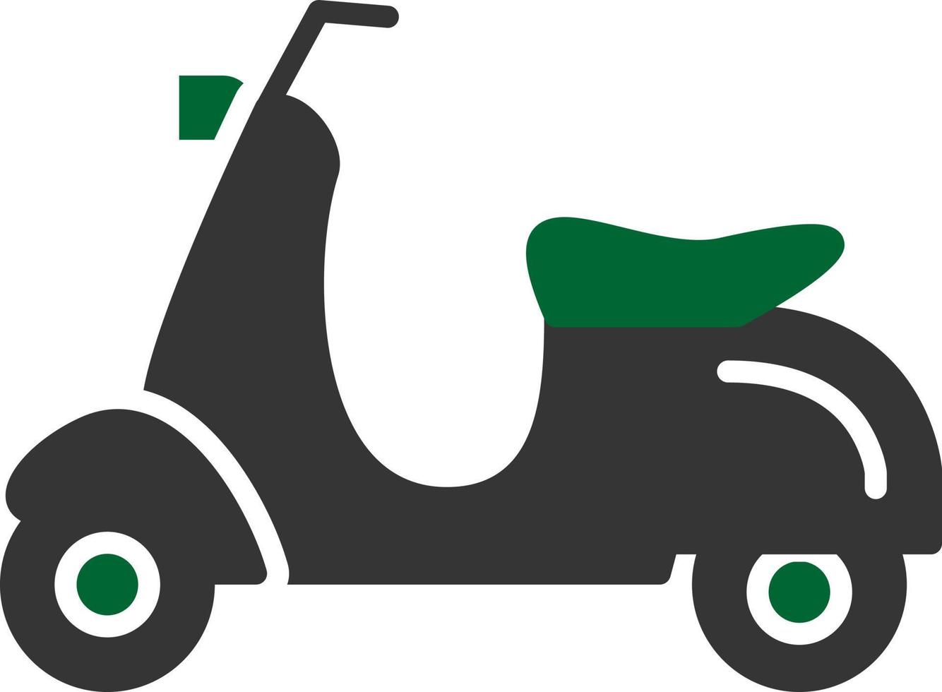 diseño de icono creativo de scooter vector