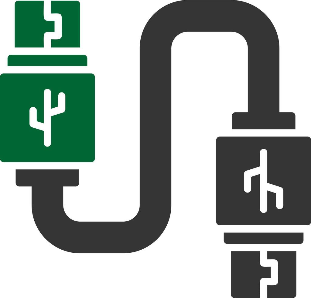 diseño de icono creativo de conexión usb vector