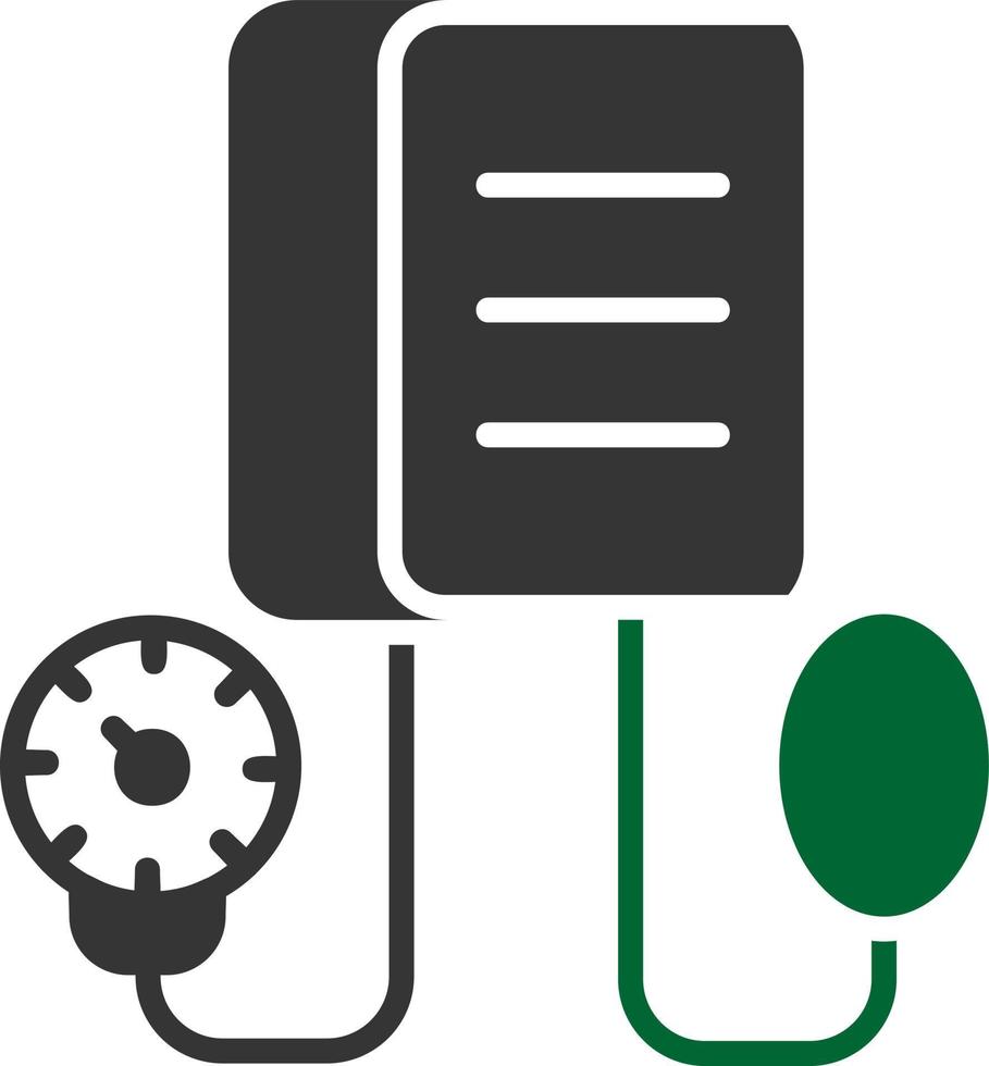 Blood Pressure Gauge Creative Icon Design vector