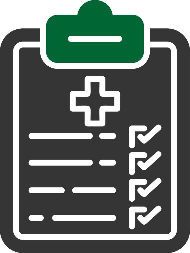 Medical Result Creative Icon Design vector