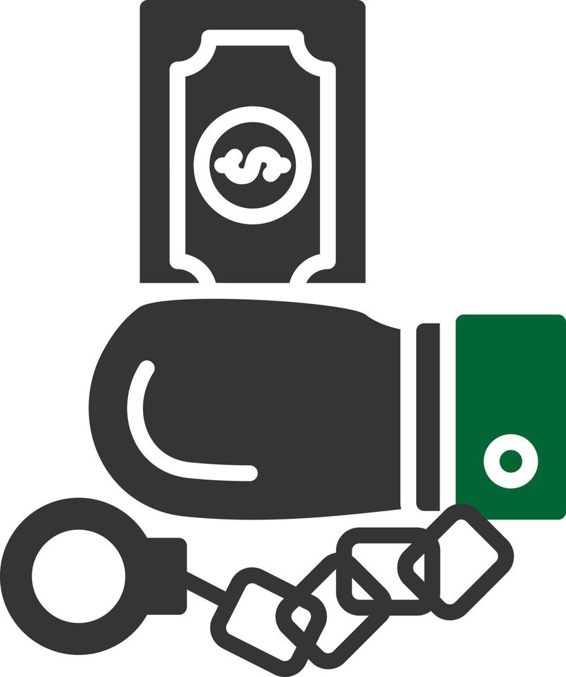 Corruption Creative Icon Design vector