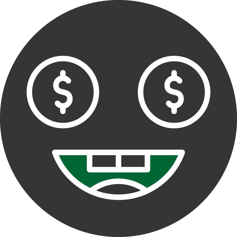 Greedy Creative Icon Design vector