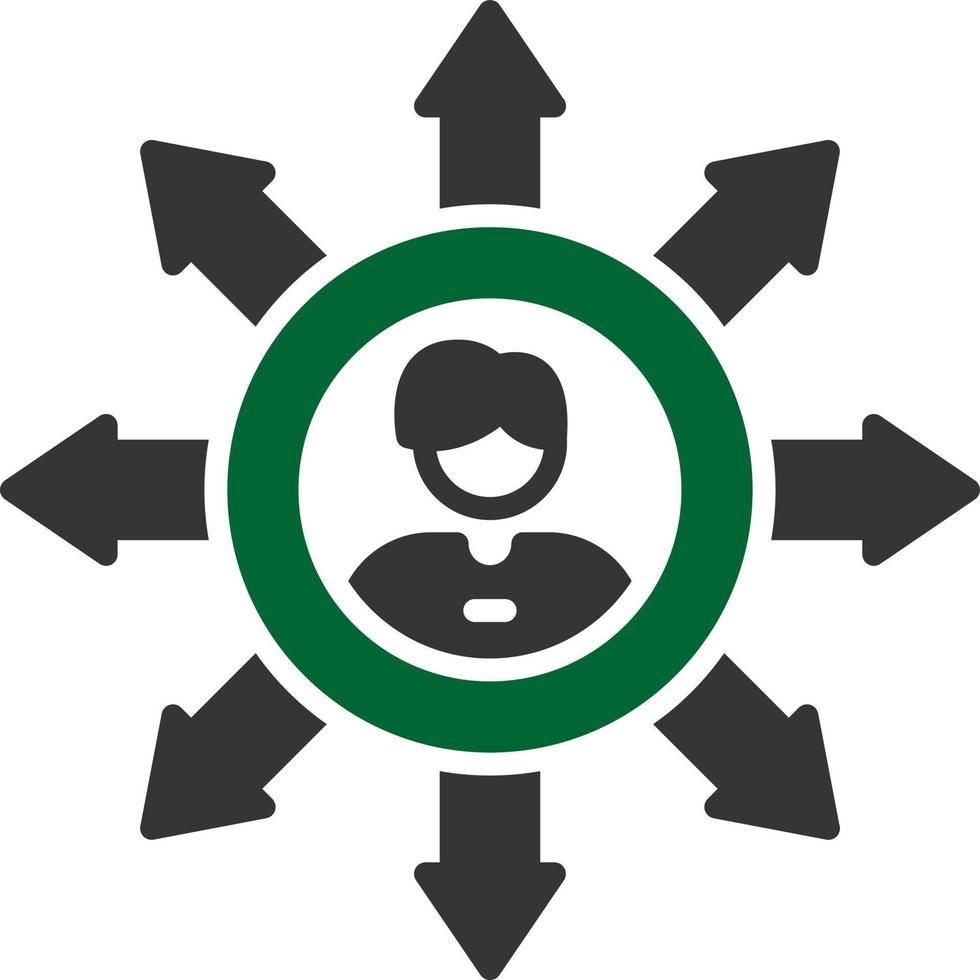 Influence Creative Icon Design vector