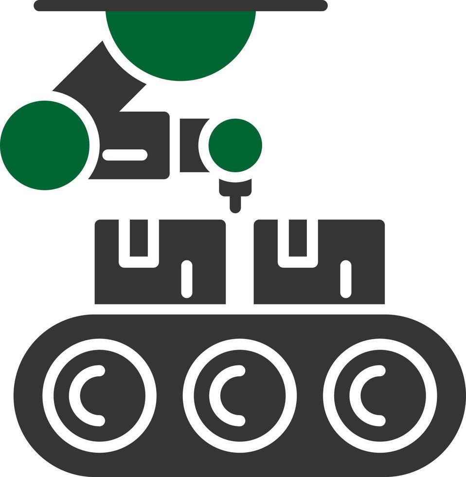 Conveyor Belt Creative Icon Design vector