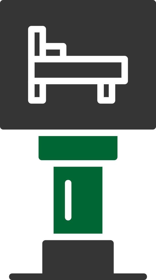 Hotel Sign Board Creative Icon Design vector