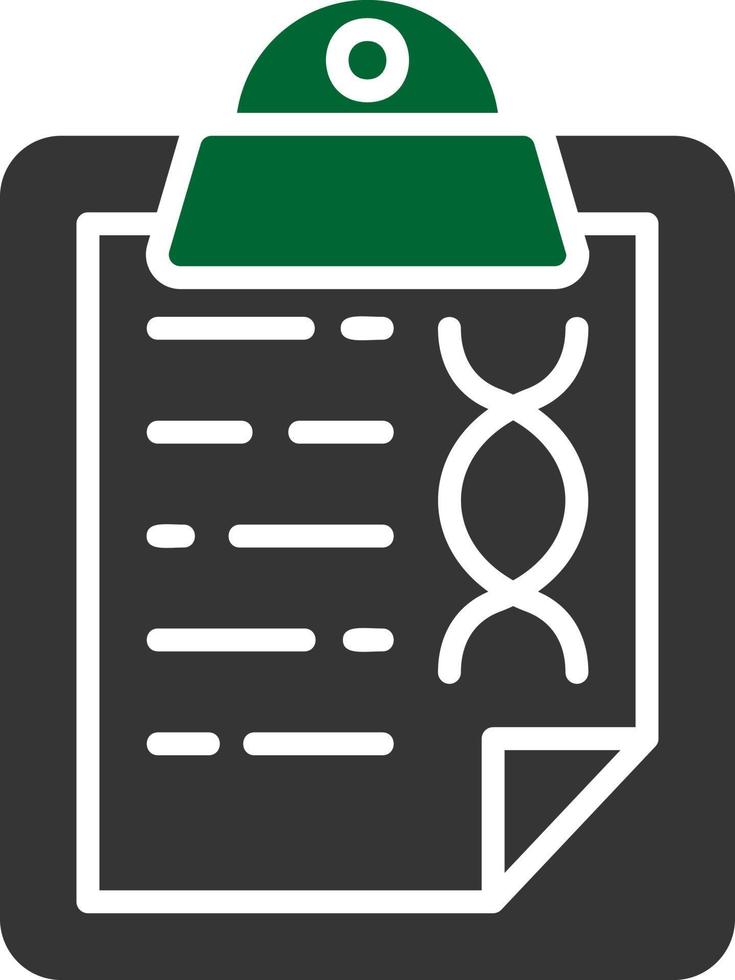Dna Test Creative Icon Design vector