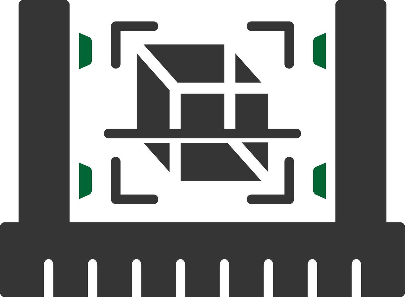 3d Scanner Creative Icon Design vector