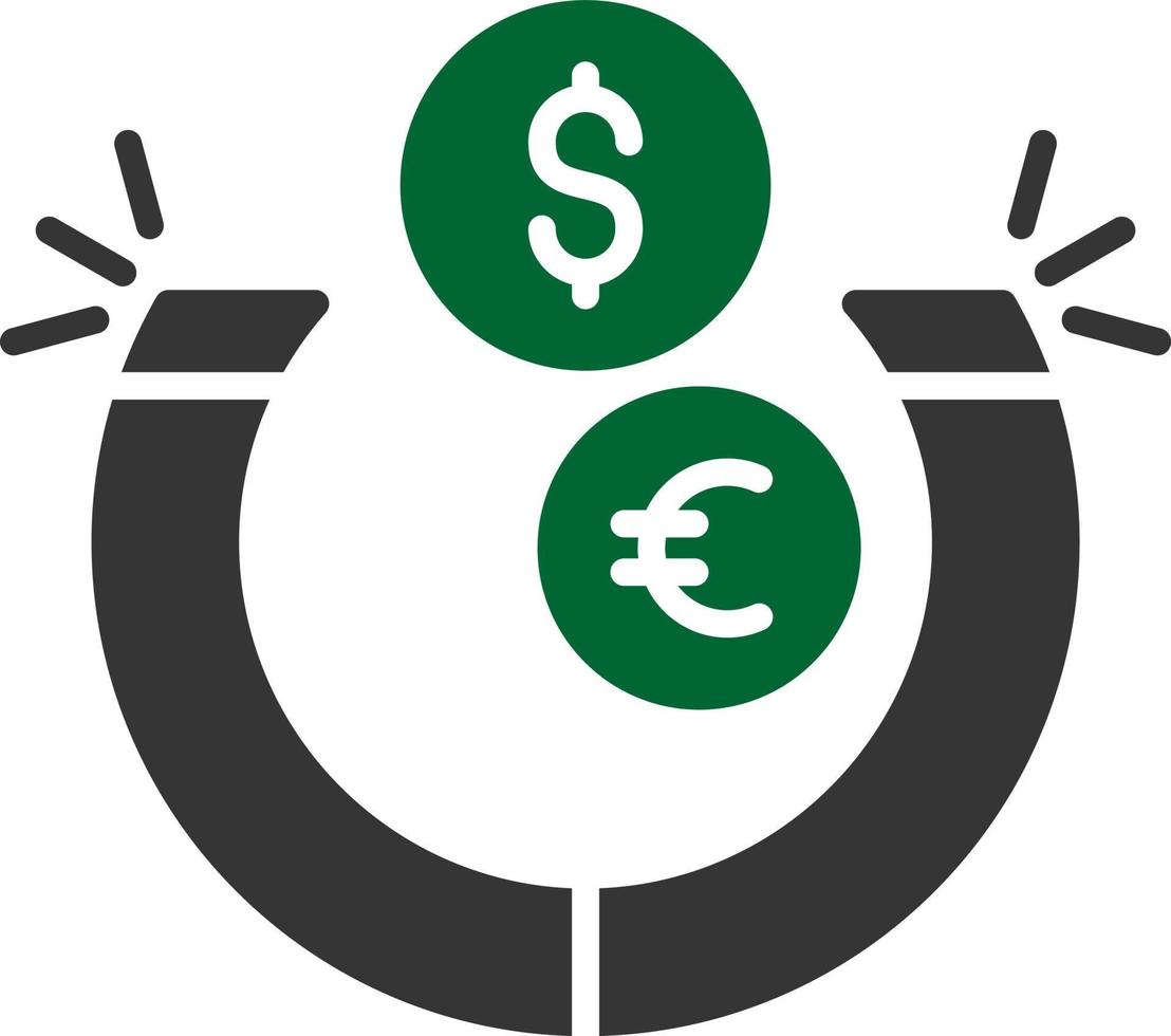Money Attraction Creative Icon Design vector