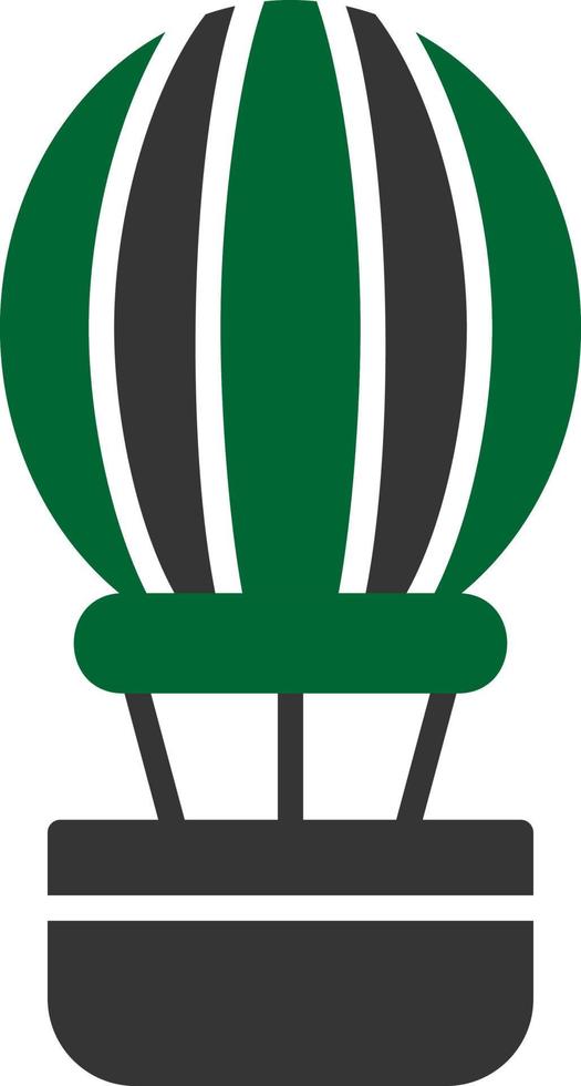 Hot Air Balloon Creative Icon Design vector