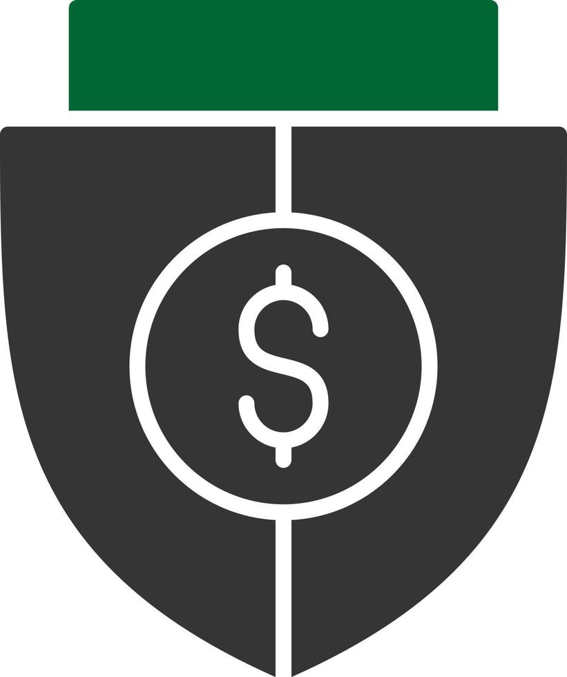 Shield Money Creative Icon Design vector