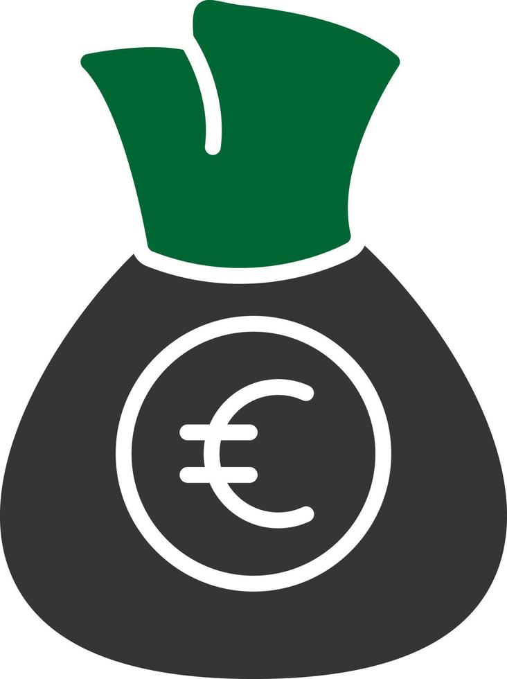 Money Bag Creative Icon Design vector