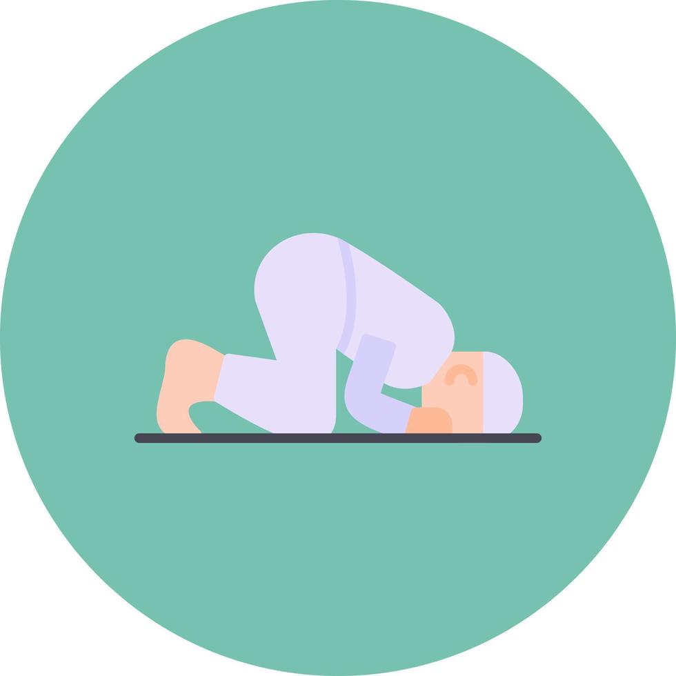 Sujud Creative Icon Design vector