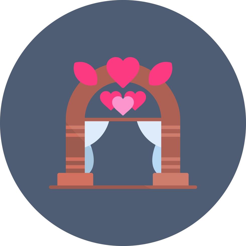 Wedding Arch Creative Icon Design vector