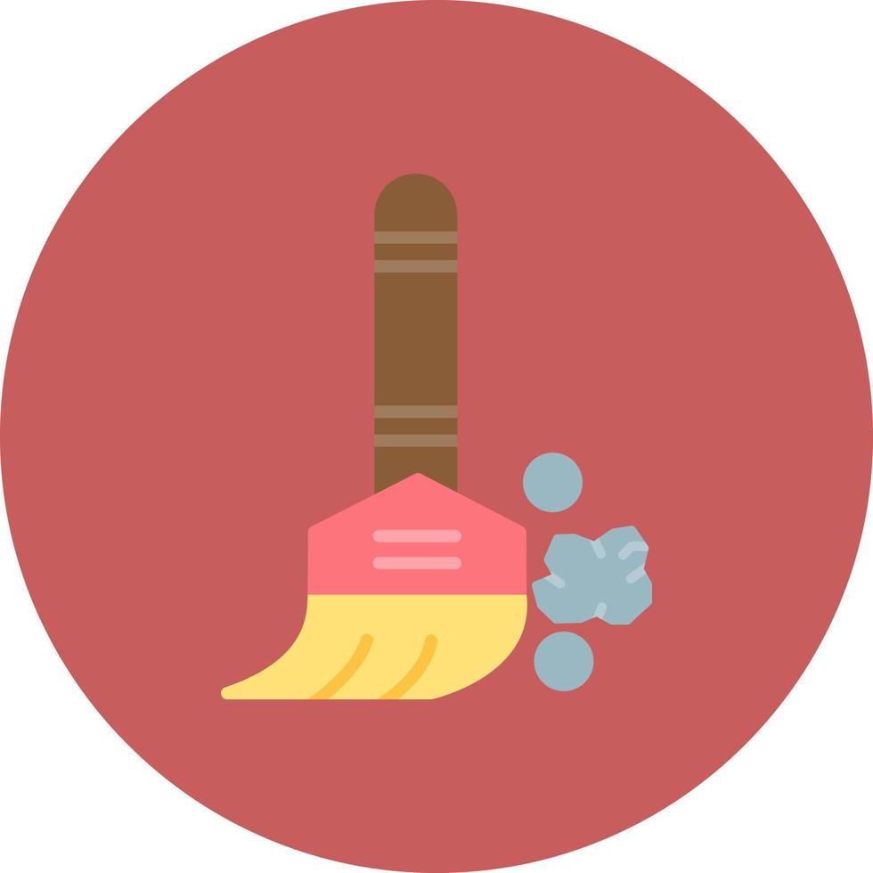 Broom Creative Icon Design vector