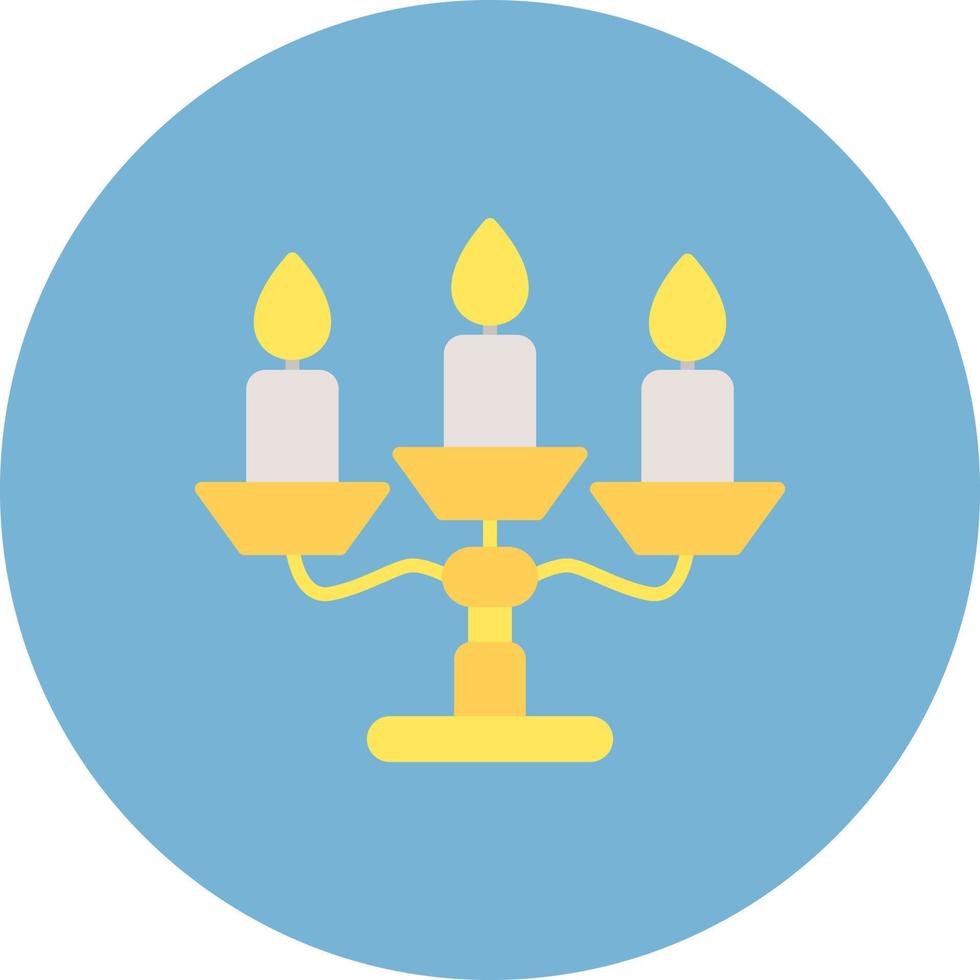 diseño de icono creativo de candelabros vector