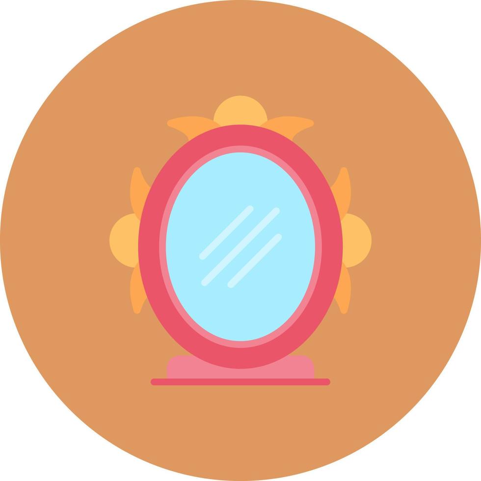 Magic Mirror Creative Icon Design vector