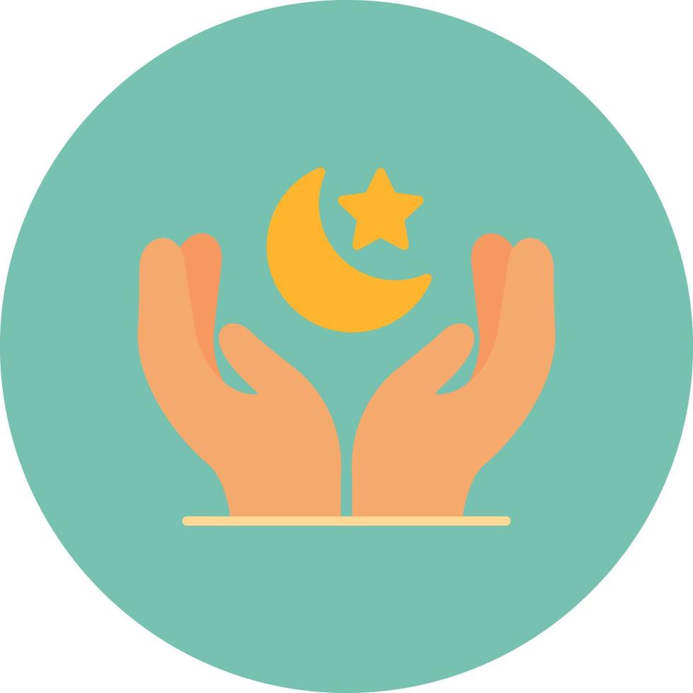 Prayer Creative Icon Design vector