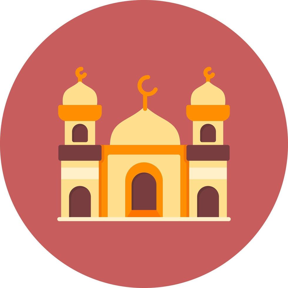 Mosque Creative Icon Design vector