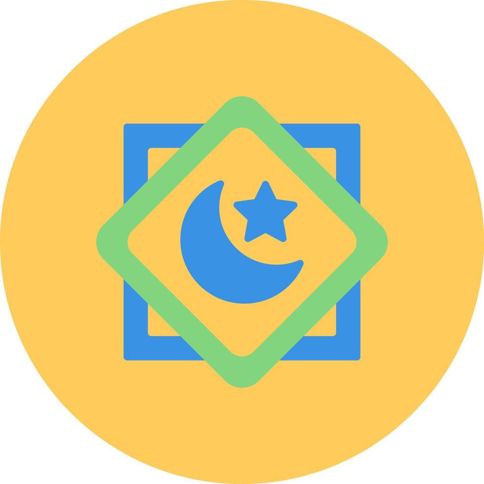 Rub El Hizb Creative Icon Design vector