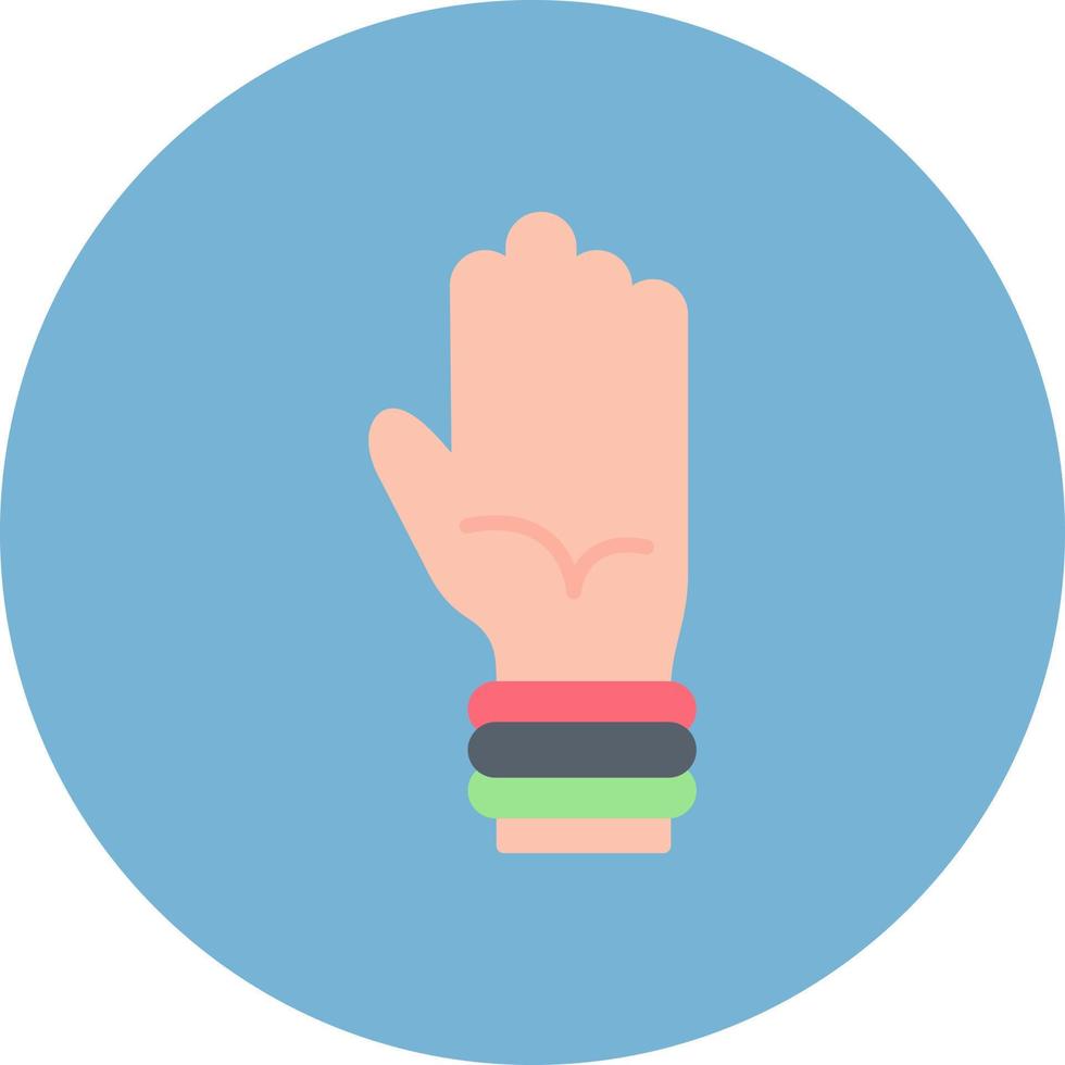 Wristband Creative Icon Design vector