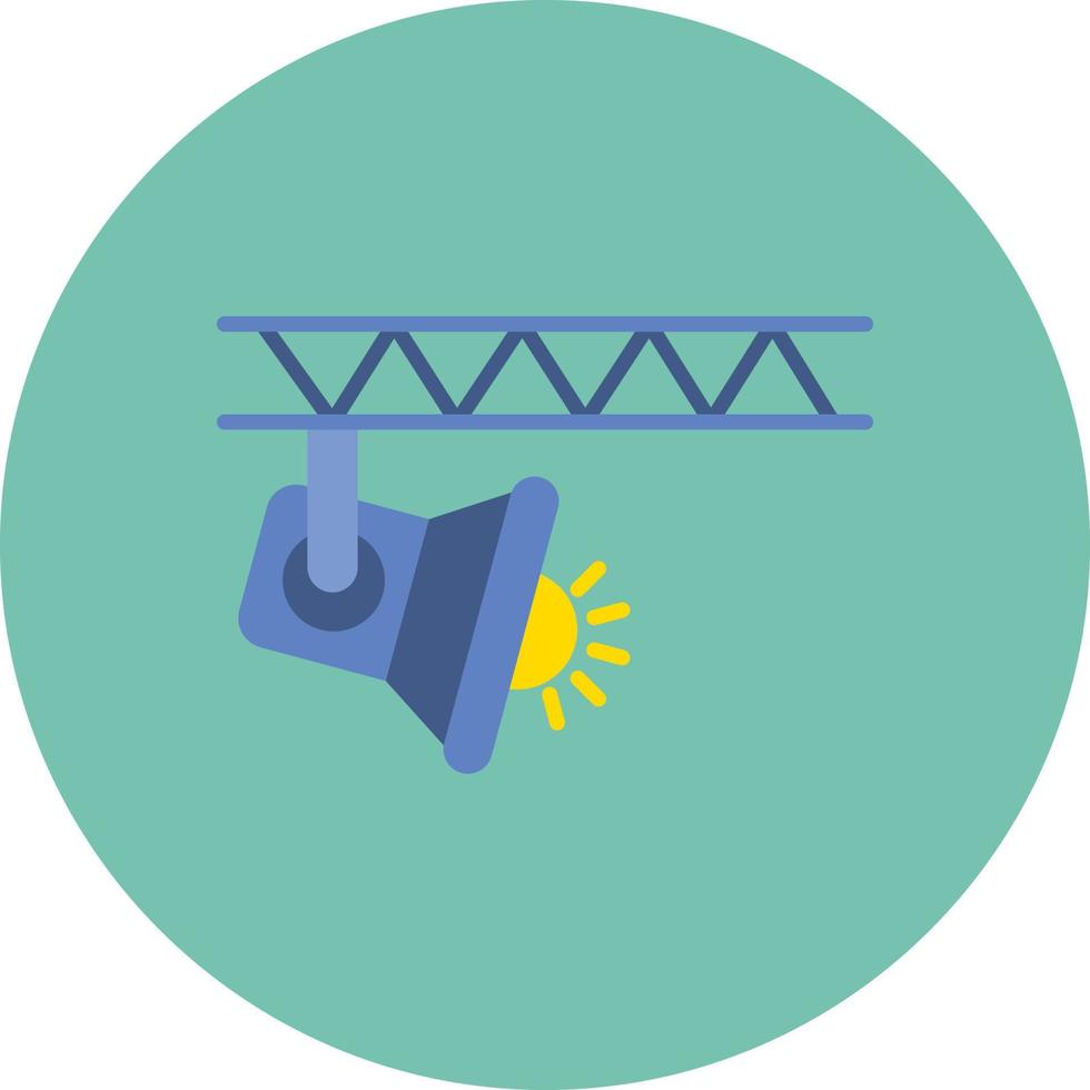 Spotlight Creative Icon Design vector