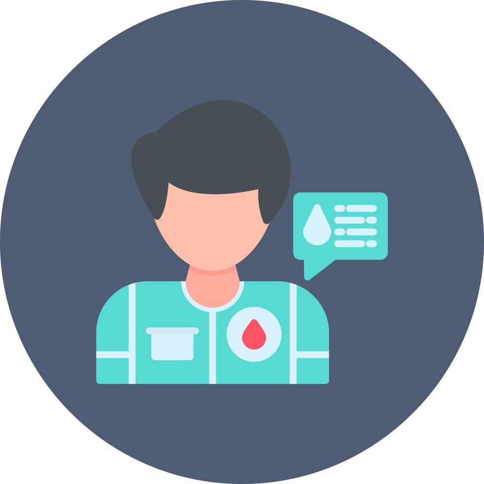 Blood Donor Creative Icon Design vector