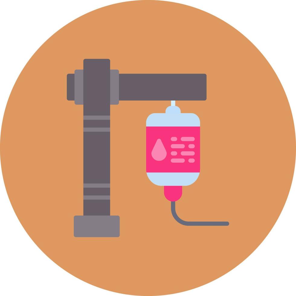 Blood Transfusion Creative Icon Design vector