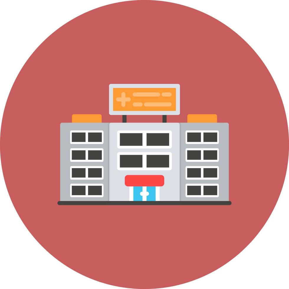 diseño de icono creativo de hospital vector