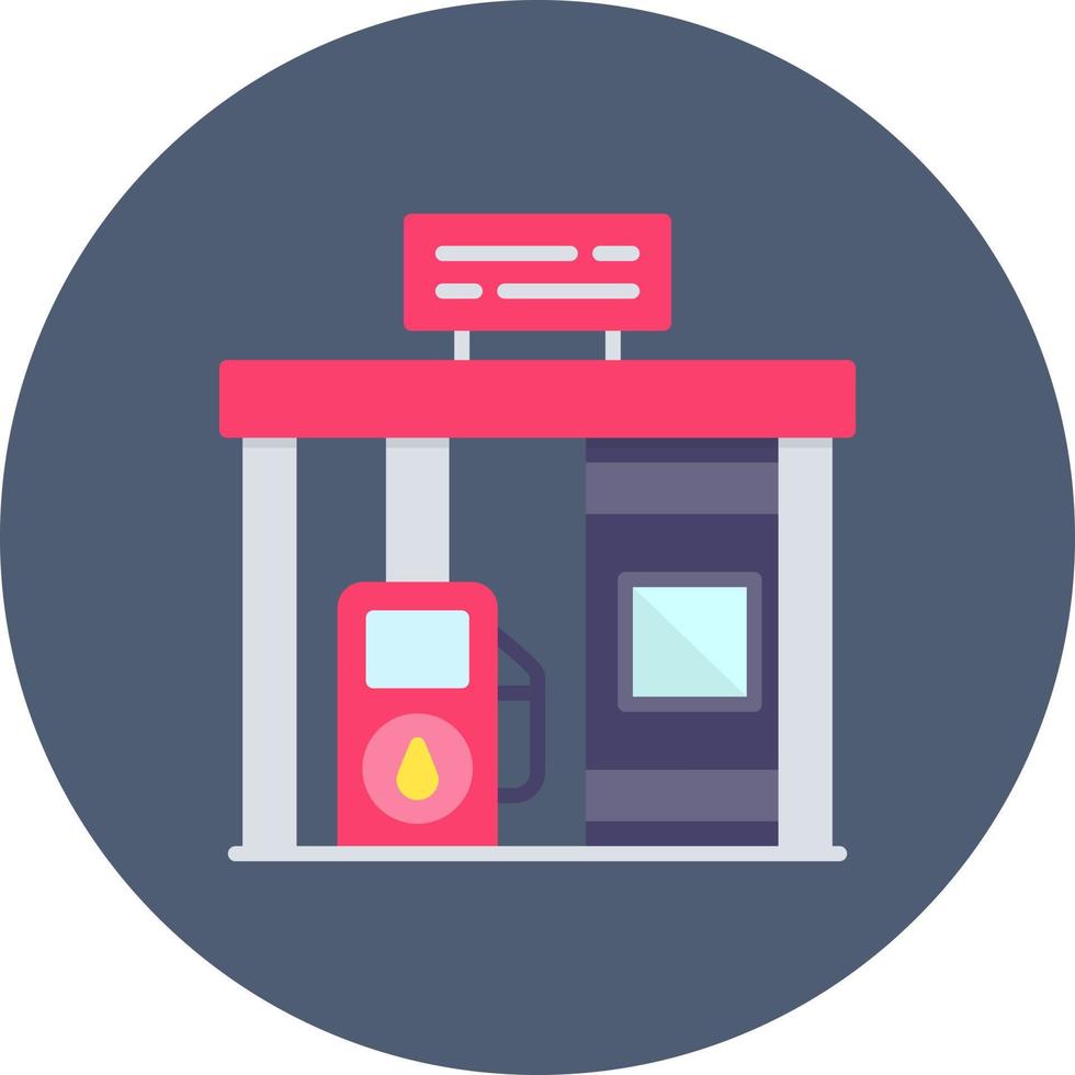 diseño de icono creativo de gasolinera vector