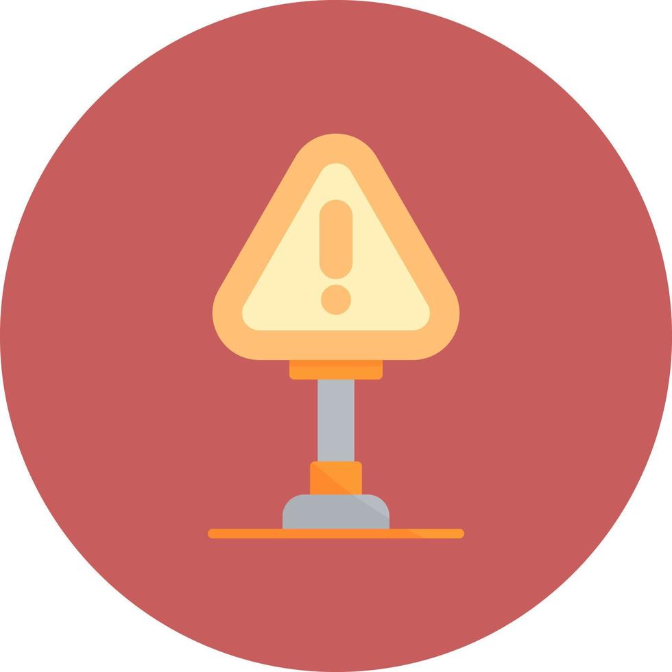 Traffic Sign Creative Icon Design vector