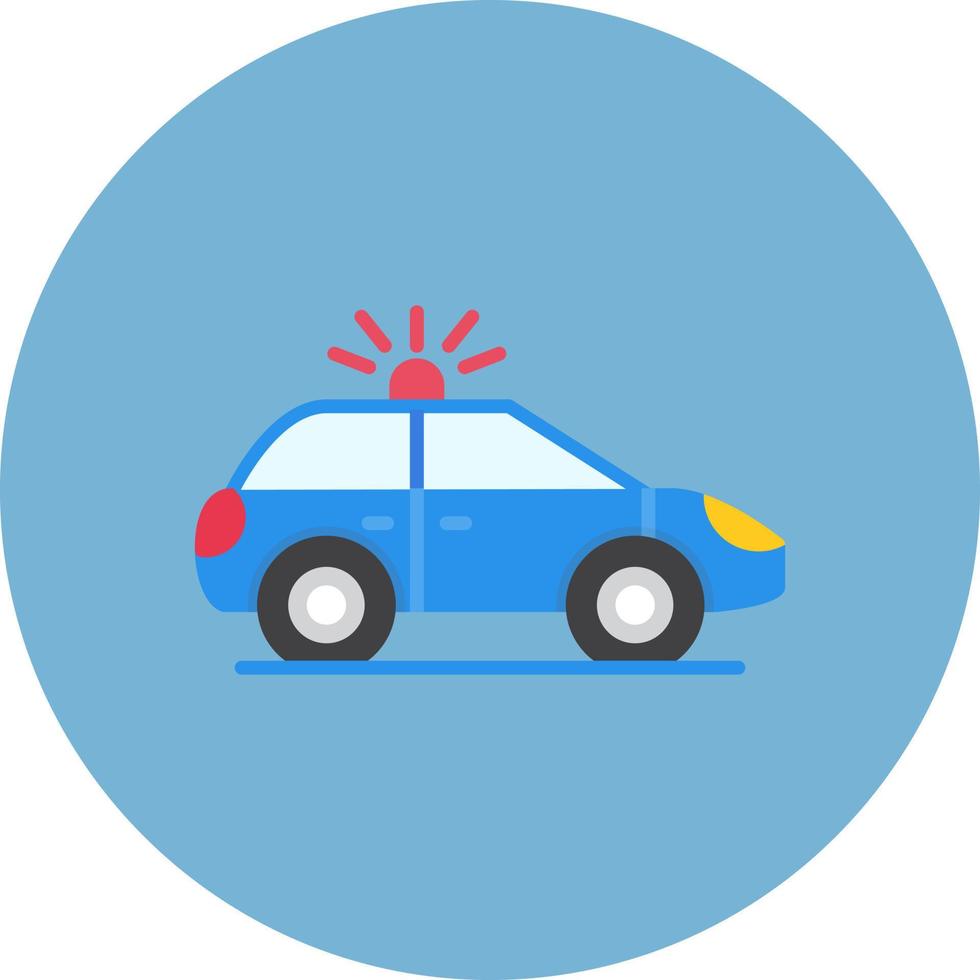 diseño de icono creativo de coche de policía vector