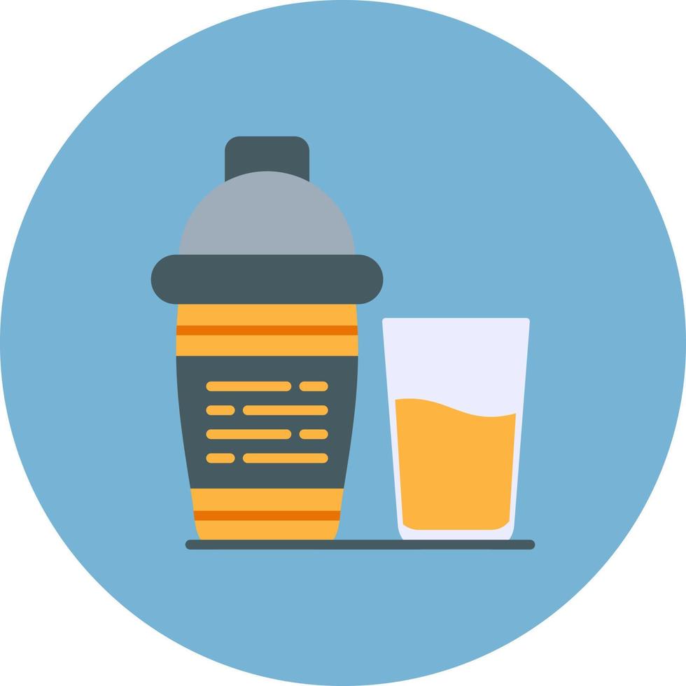 Cocktail Shaker Creative Icon Design vector