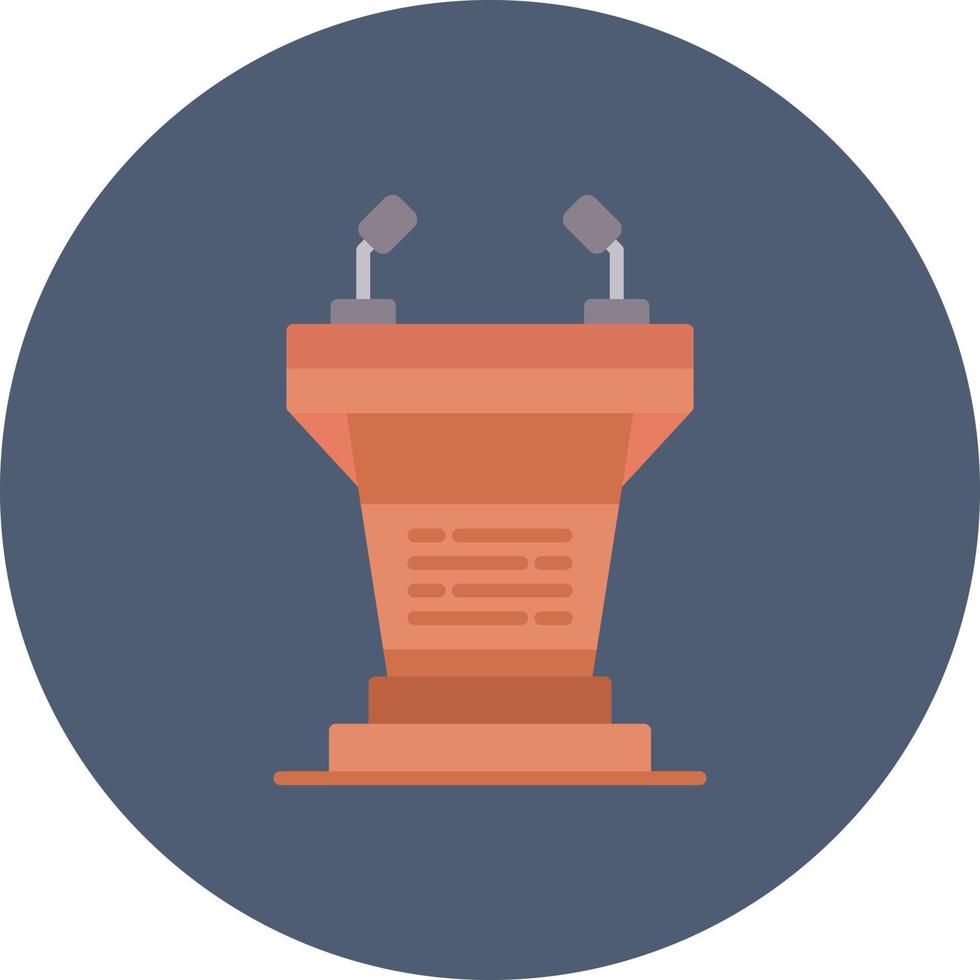 Podium Creative Icon Design vector