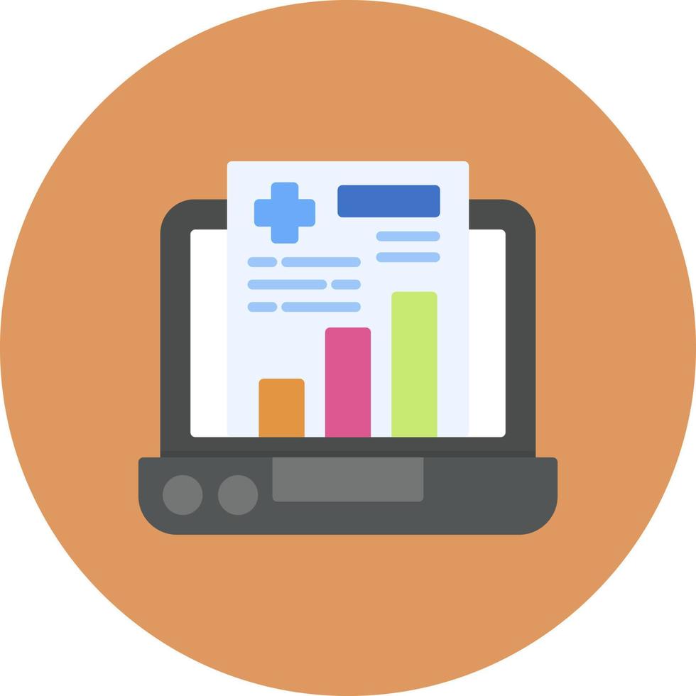 Report Creative Icon Design vector