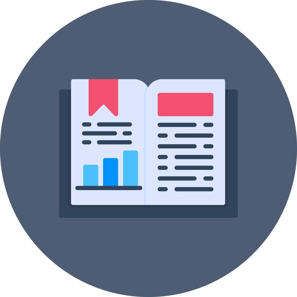 Open Book Creative Icon Design vector