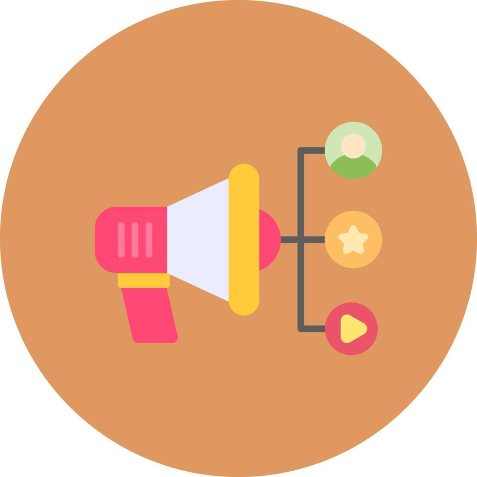Advertising Creative Icon Design vector
