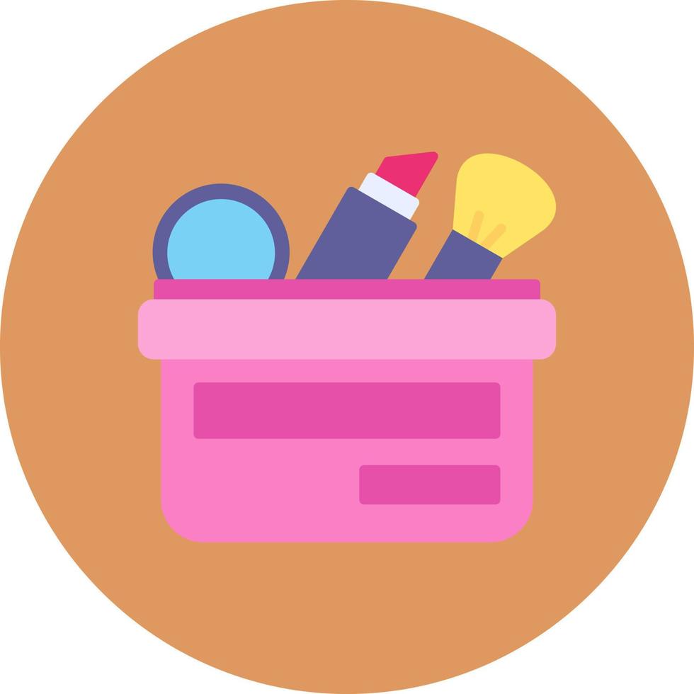 Make Up Bag Creative Icon Design vector