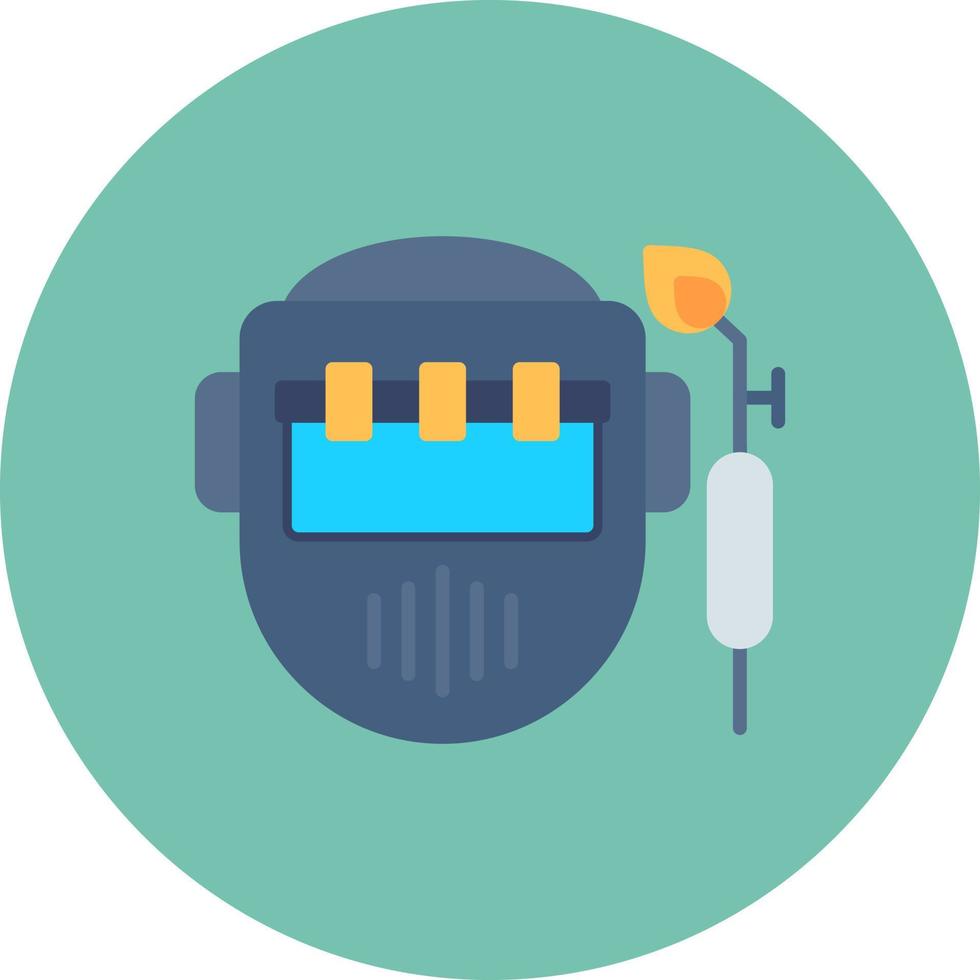 Welding Mask Creative Icon Design vector