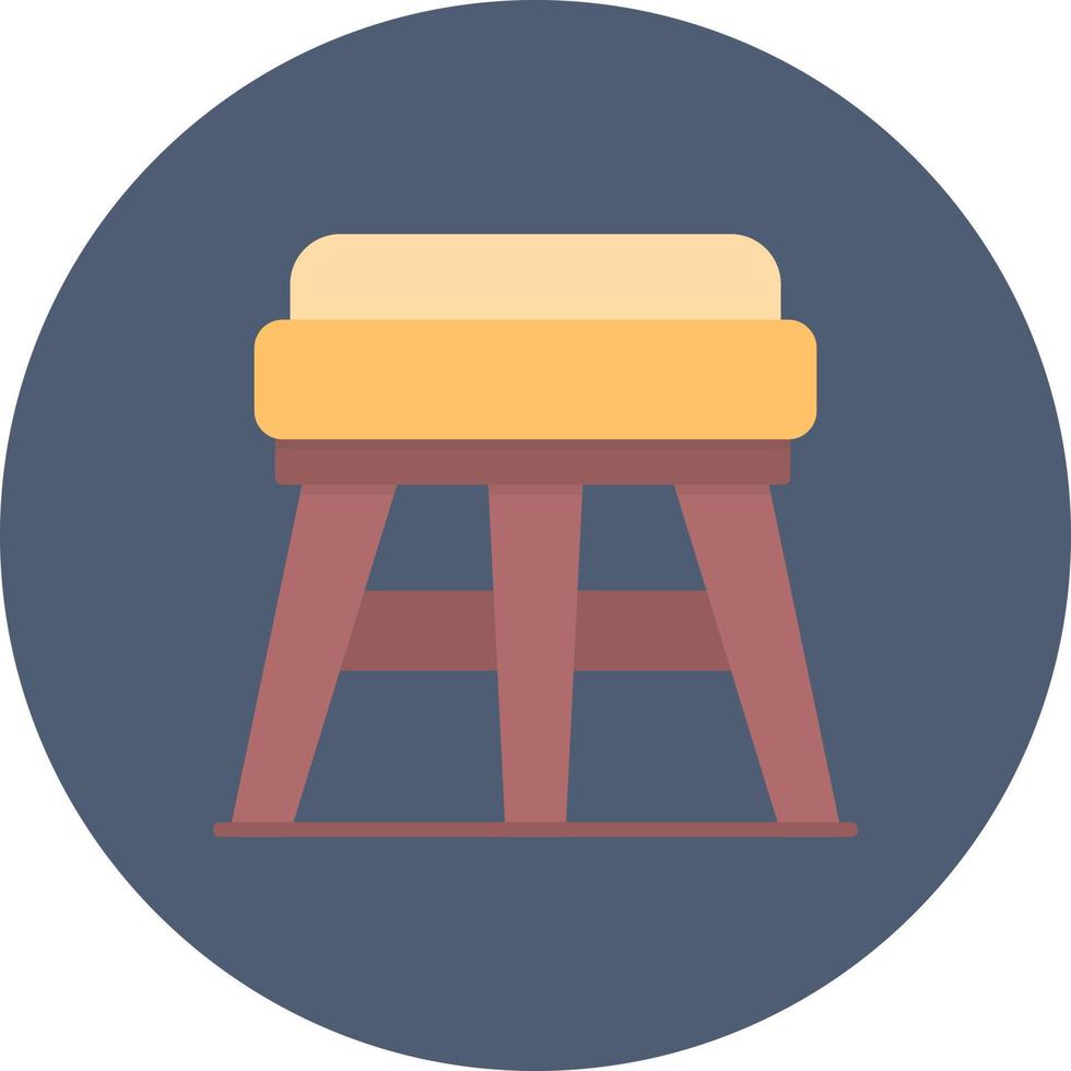 Stool Creative Icon Design vector